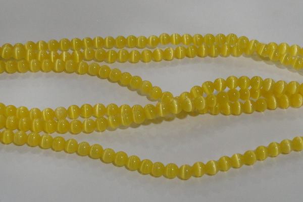 CCT1210 15 inches 4mm round cats eye beads wholesale