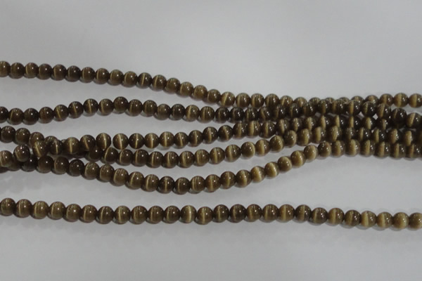 CCT1215 15 inches 4mm round cats eye beads wholesale