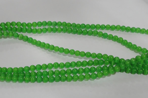 CCT1225 15 inches 4mm round cats eye beads wholesale