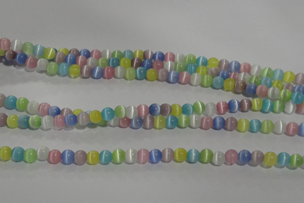 CCT1239 15 inches 4mm round cats eye beads wholesale