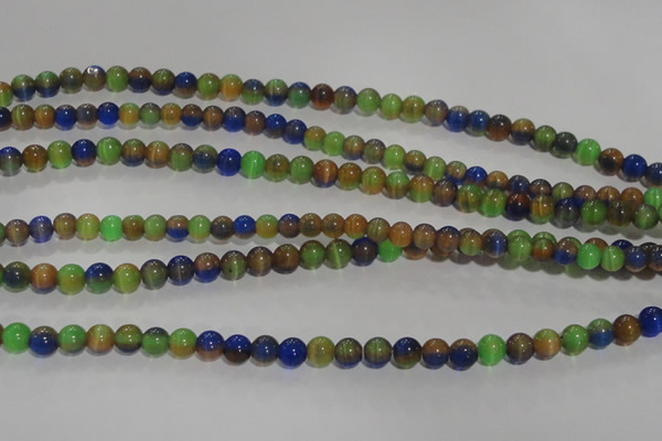 CCT1240 15 inches 4mm round cats eye beads wholesale