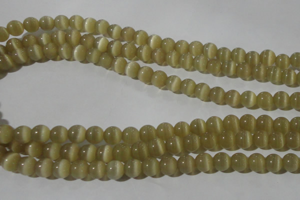 CCT1329 15 inches 6mm round cats eye beads wholesale