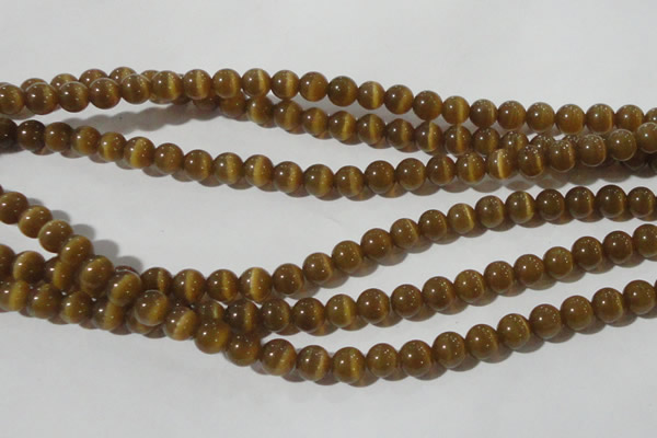CCT1332 15 inches 6mm round cats eye beads wholesale