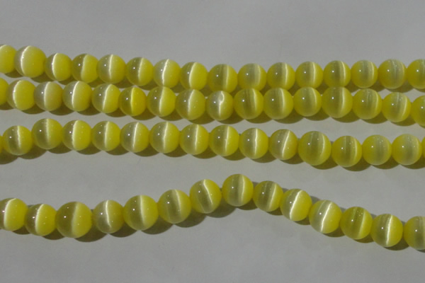 CCT1374 15 inches 7mm round cats eye beads wholesale
