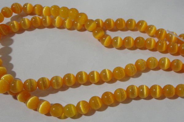 CCT1381 15 inches 7mm round cats eye beads wholesale