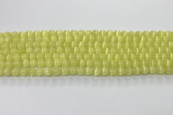 CCT1414 15 inches 4mm, 6mm round cats eye beads