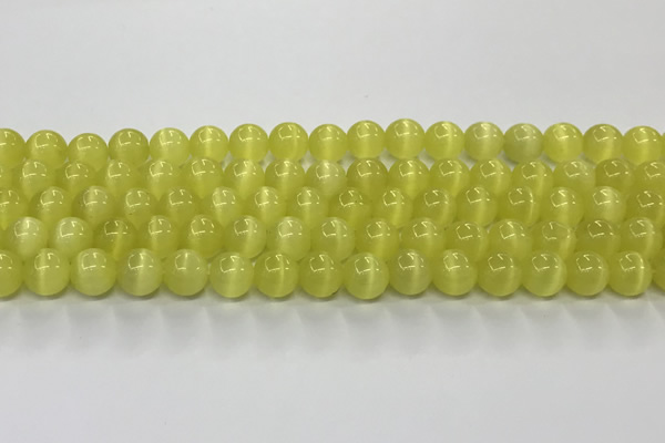 CCT1438 15 inches 8mm, 10mm, 12mm round cats eye beads