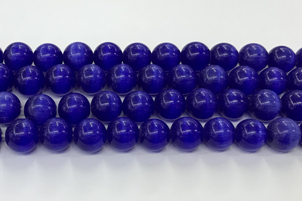CCT1476 15 inches 14mm round cats eye beads