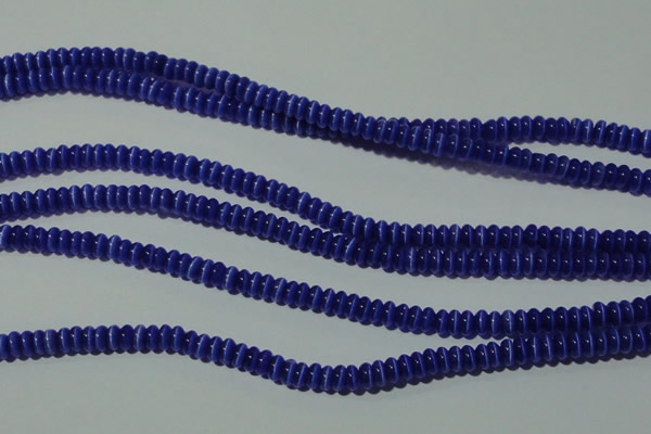 CCT207 15 inches 2*4mm rondelle cats eye beads wholesale