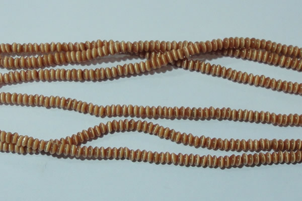 CCT215 15 inches 2*4mm rondelle cats eye beads wholesale