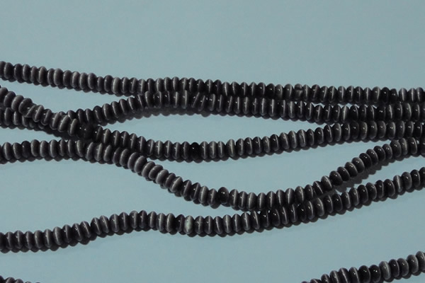 CCT219 15 inches 2*4mm rondelle cats eye beads wholesale