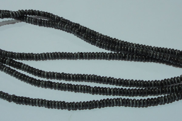 CCT223 15 inches 2*4mm rondelle cats eye beads wholesale