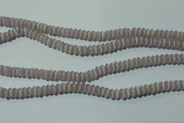 CCT233 15 inches 3*6mm rondelle cats eye beads wholesale