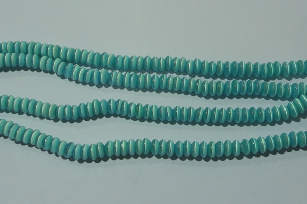 CCT237 15 inches 3*6mm rondelle cats eye beads wholesale