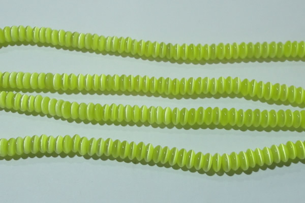 CCT262 15 inches 3*7mm rondelle cats eye beads wholesale