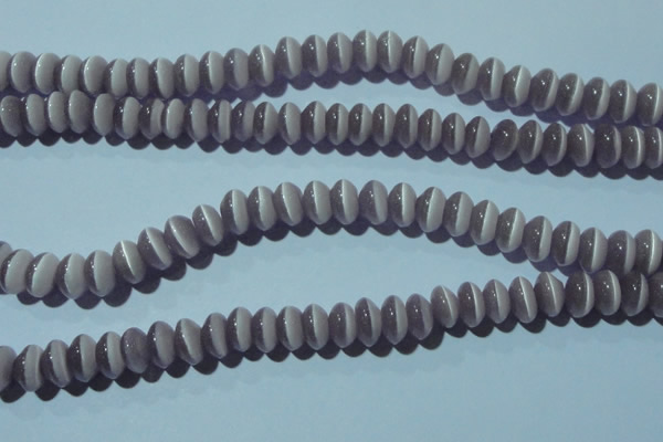 CCT272 15 inches 5*8mm rondelle cats eye beads wholesale