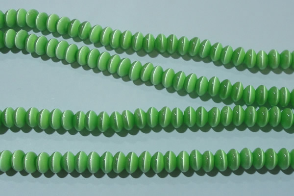 CCT289 15 inches 5*8mm rondelle cats eye beads wholesale