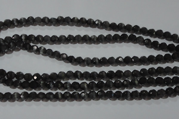 CCT369 15 inches 6mm faceted round cats eye beads wholesale