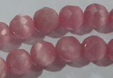 CCT372 15 inches 8mm faceted round cats eye beads wholesale