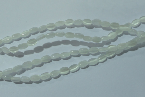 CCT600 15 inches 4*6mm oval cats eye beads wholesale