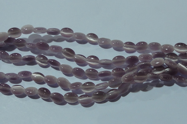 CCT641 15 inches 6*8mm oval cats eye beads wholesale