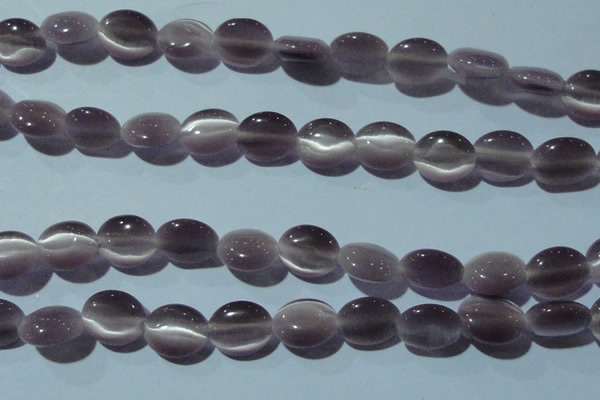 CCT663 15 inches 8*10mm oval cats eye beads wholesale