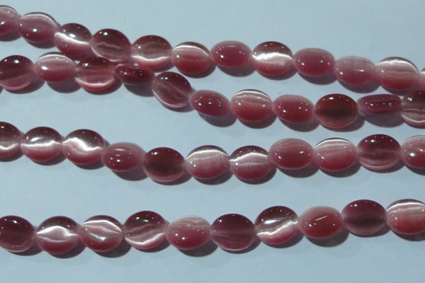 CCT666 15 inches 8*10mm oval cats eye beads wholesale