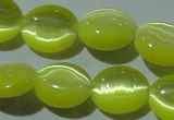 CCT669 15 inches 8*10mm oval cats eye beads wholesale
