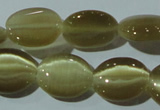 CCT671 15 inches 8*10mm oval cats eye beads wholesale