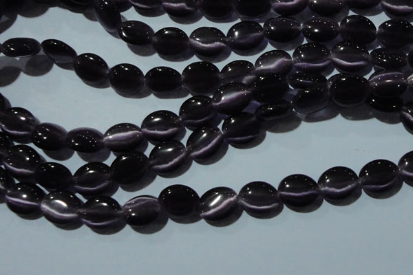 CCT680 15 inches 8*10mm oval cats eye beads wholesale