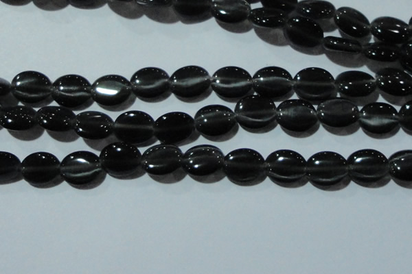 CCT681 15 inches 8*10mm oval cats eye beads wholesale