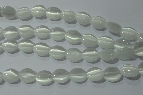 CCT690 15 inches 10*12mm oval cats eye beads wholesale