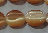 CCT696 15 inches 10*12mm oval cats eye beads wholesale