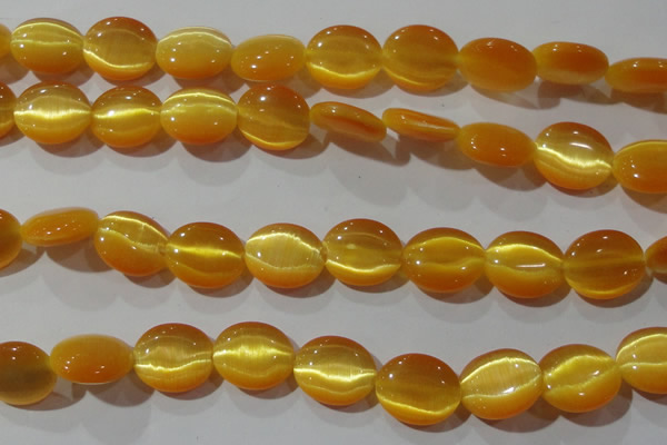 CCT697 15 inches 10*12mm oval cats eye beads wholesale