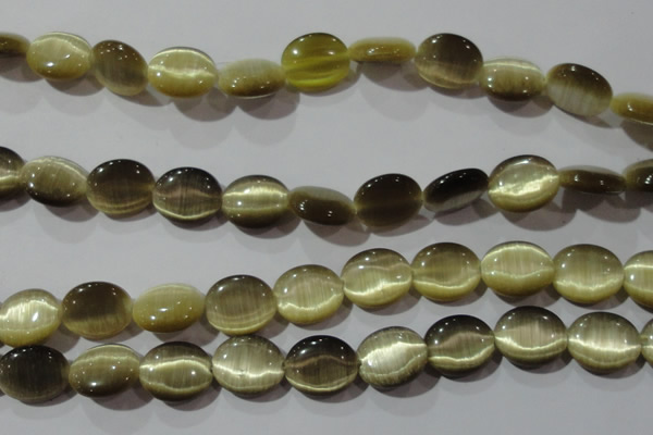 CCT700 15 inches 10*12mm oval cats eye beads wholesale
