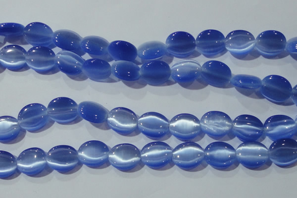 CCT702 15 inches 10*12mm oval cats eye beads wholesale