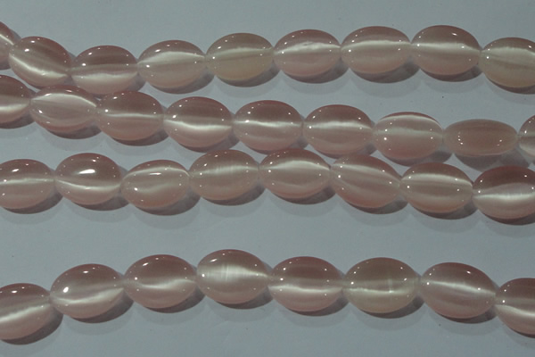 CCT724 15 inches 10*14mm oval cats eye beads wholesale