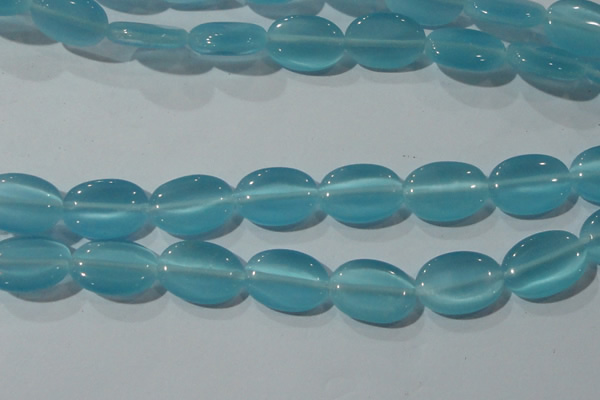 CCT729 15 inches 10*14mm oval cats eye beads wholesale