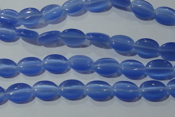 CCT730 15 inches 10*14mm oval cats eye beads wholesale