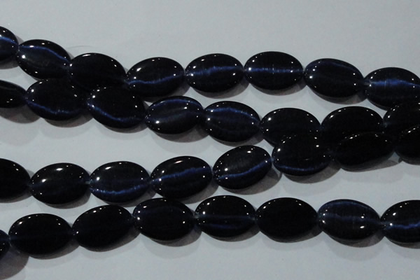 CCT754 15 inches 11*15mm oval cats eye beads wholesale