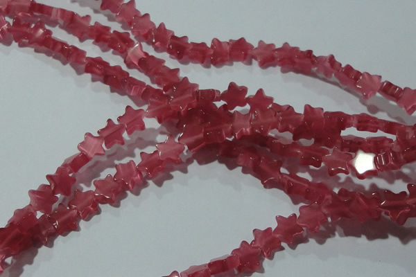 CCT804 15 inches 6mm star cats eye beads wholesale