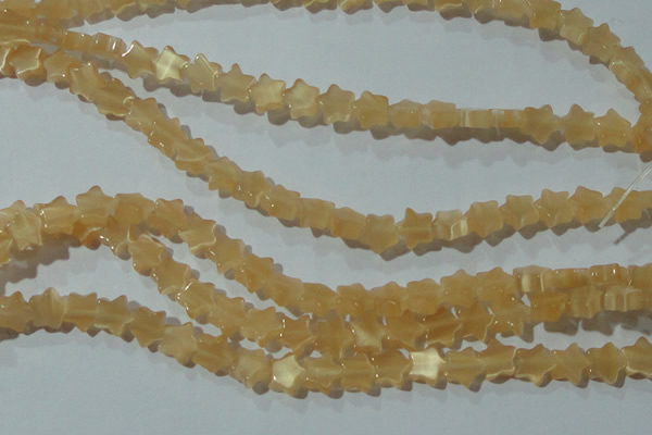 CCT807 15 inches 6mm star cats eye beads wholesale