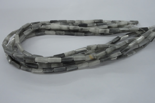 CCU503 15.5 inches 4*13mm cuboid eagle eye jasper beads wholesale
