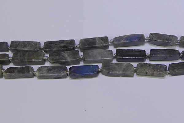 CCU619 15.5 inches 8*20mm - 10*30mm cuboid labradorite beads