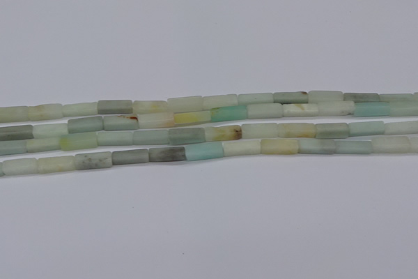 CCU715 15.5 inches 4*13mm cuboid amazonite beads wholesale
