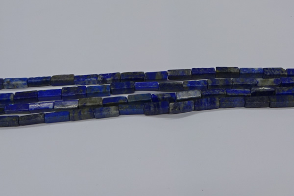 CCU721 15.5 inches 4*13mm cuboid lapis lazuli beads wholesale