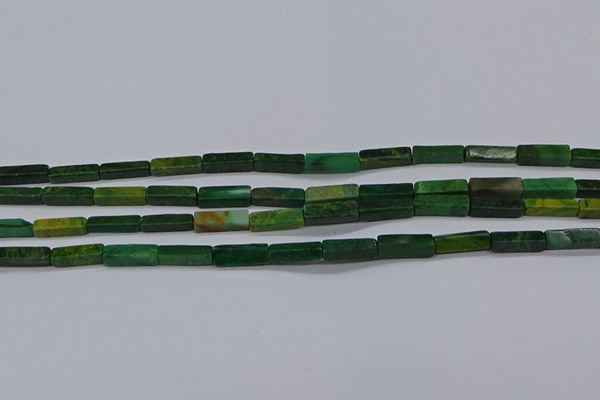 CCU735 15.5 inches 4*13mm cuboid African jade beads wholesale
