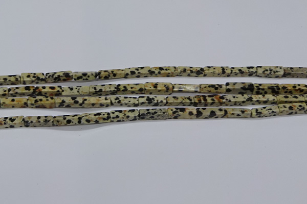 CCU739 15.5 inches 4*13mm cuboid dalmatian jasper beads wholesale