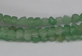 CCU91 15.5 inches 4*4mm cube green aventurine beads wholesale
