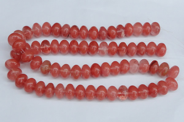 CCY151 15.5 inches 13*18mm rondelle cherry quartz beads wholesale